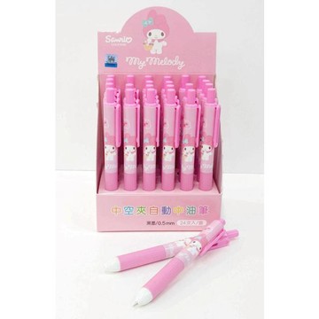 小禮堂 Sanrio 三麗鷗 美樂蒂 原子筆 0.5mm 黑 (粉款)