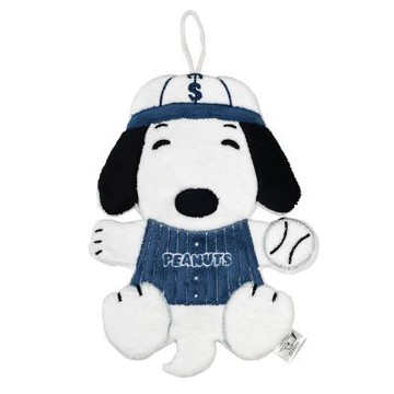 史努比Snoopy 史努比棒球造型擦手巾_morino