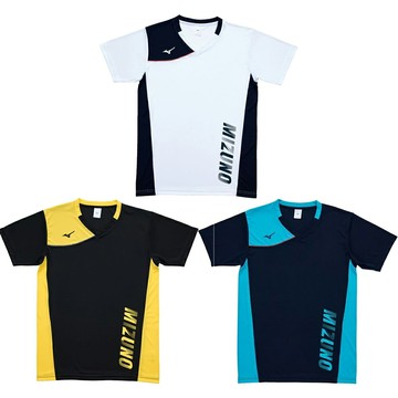 MIZUNO 排球上衣 短袖 T恤 男女皆可穿 運動上衣 V2TAAG17 【樂買網】