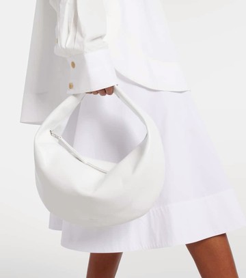 Khaite Olivia patent leather shoulder bag