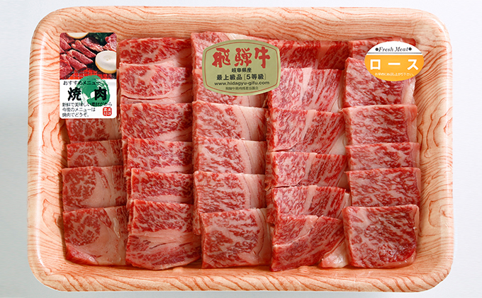 ふるさと納税　飛騨牛 牛肉 焼肉 ロース 500g×2 計1kg A5 和牛