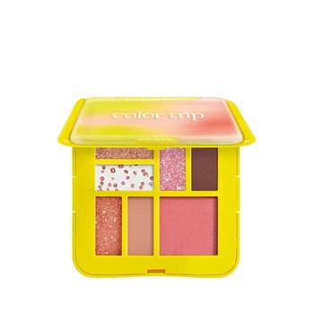 【PUPA】繽紛冒險調色全彩盤8g - 粉紅泡泡+亮麗潤唇膏2.7ml.附提袋