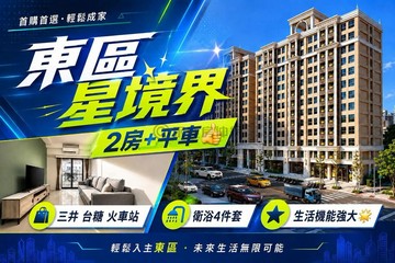 星境界｜東區起飛三井outlet大兩房平車｜台中市東區公園東路