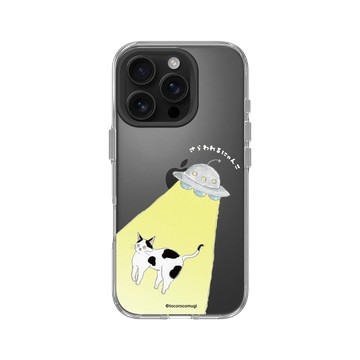 iPhone 16 Pro Clear 透明 - TOCOROCOMUGI - 飛走的UFO貓