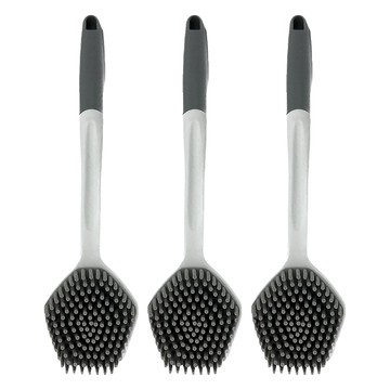 不吸油清潔刷 聚丙烯材質 熱塑性橡膠彈塑性體(TRP)材質 29x6x3cm 中國製  3支  1入