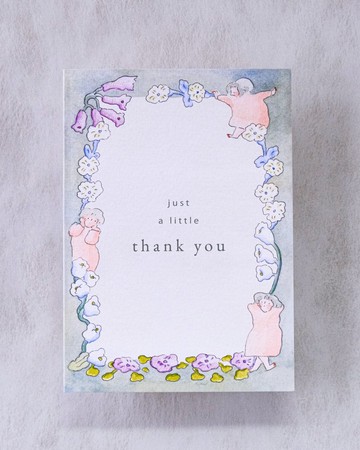 小聲說謝謝 感謝卡