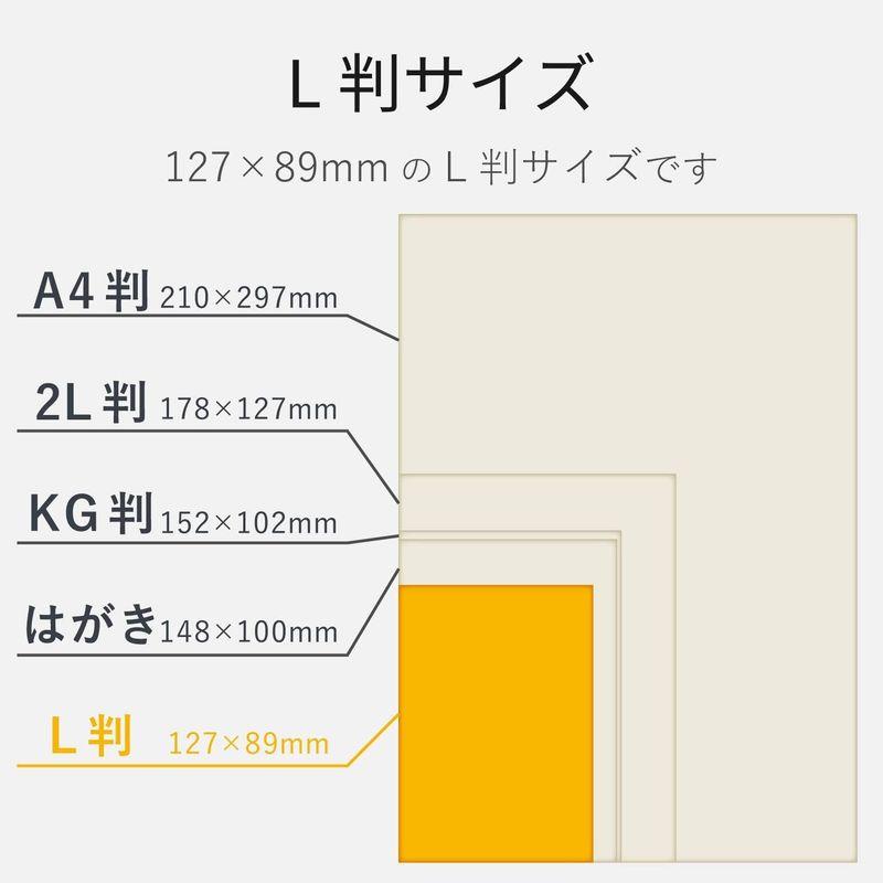 エレコム 写真用紙 L判 400枚 光沢 プラチナ紙 特厚 0.267mm 日本製 お探しNo:D220 EJK-EPNL400