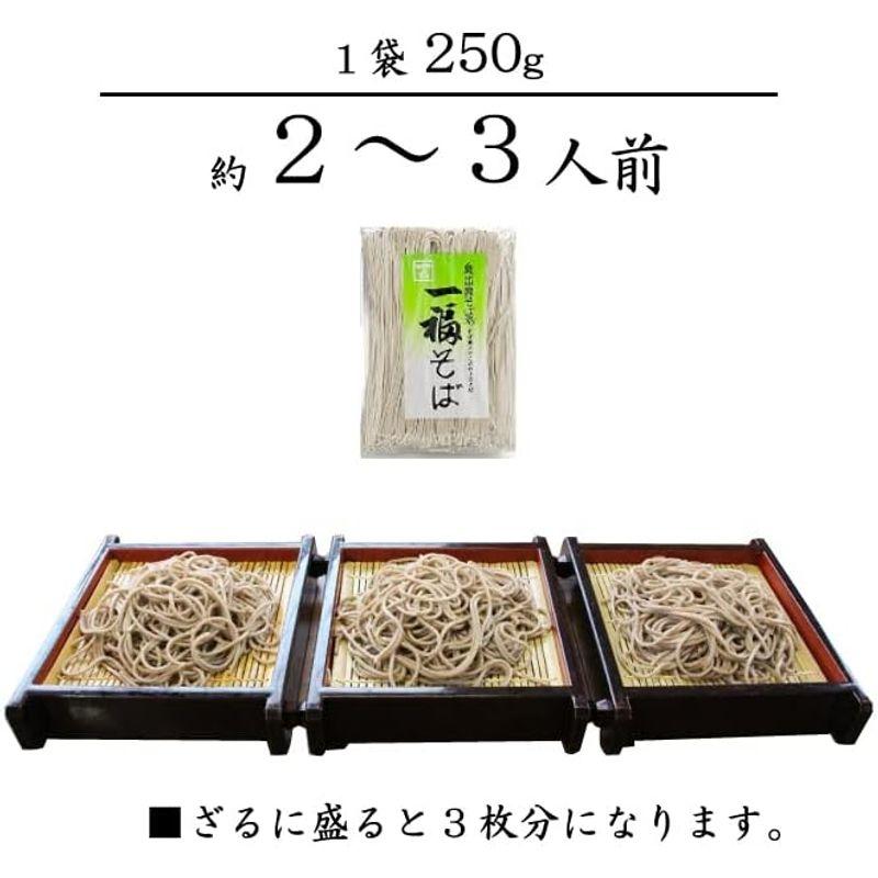 奥出雲そば処一福 琴弾の里 半生そば200g×2、そばつゆ150ml×2