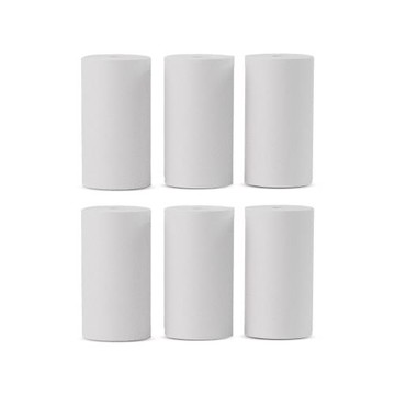 PAPERANG 口袋列印小精靈喵喵機 普通感熱紙-單捲白色6入組