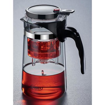 玻璃茶壺泡茶器家用功夫沏茶壺泡紅茶專用耐高溫茶具茶水分離單壺