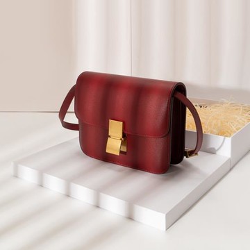 紅色包結婚包包新娘包女腋下小方包小眾單肩斜挎包豆腐包日常可用