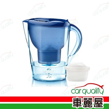 【BRITA】濾水壺  MARELLA馬利拉 藍色3.5L 1壺2芯(車麗屋)