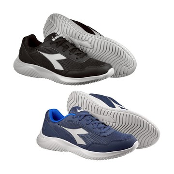 DIADORA迪亞多那 義大利進口 輕量運動慢跑鞋 男運動鞋 男鞋 EASY RUN 透氣 緩震 輕盈 防滑 黑 藍