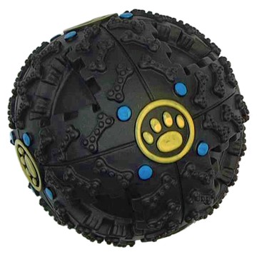 AmyCarol 育智 響聲健身球  漏食玩具  Black  1個  12cm