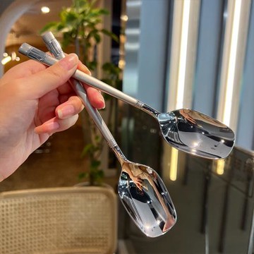 【出德國~【18/10不銹鋼】【貴族體驗】勺子喝粥勺冰淇淋長頭勺