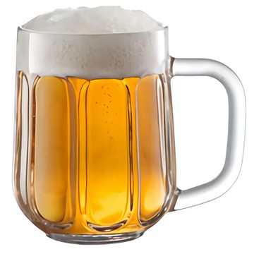 tescoma 經典豎紋啤酒杯 300ml 玻璃材質  12.6 x 11 x 8.8cm  1個