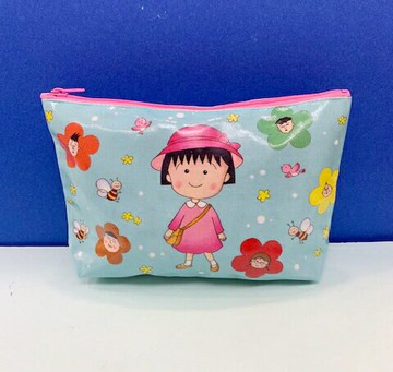 【震撼精品百貨】CHIBI MARUKO CHAN 櫻桃小丸子 防水化妝包-花漾#54246 震撼日式精品百貨