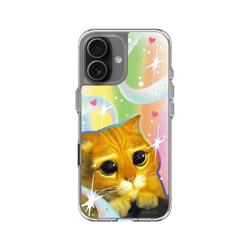 iPhone 17 Clear Case（相機按鈕） 透明 - Shrek - 炙熱的眼神-鞋貓