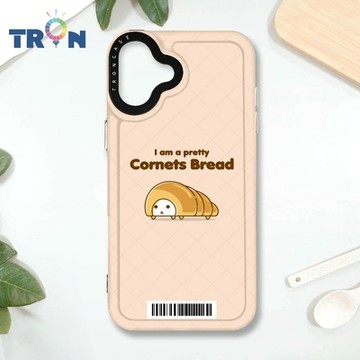TRON IPHONE 16 PLUS 螺旋捲麵包君小情緒系列 防摔 MAGSAFE 磁吸 太空載具殼 透黑 手機殼