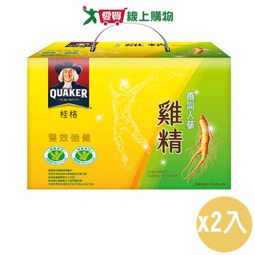 桂格 雙效滋補養氣人蔘雞精(68ML/18入)【兩入組】【愛買】【Cube卡+APP下單最高10%回饋】