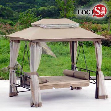 LOGIS邏爵 －逸雲榻戶外兩用搖椅 秋千 休憩搖床【HC-138】