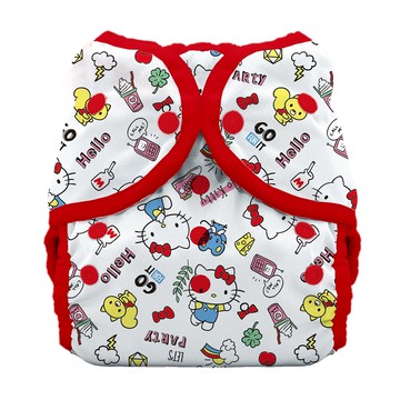 THiRSTiES 游泳尿布褲 SANRIO聯名款 Hello Kitty My Friends 適用3-8kg  S  1件
