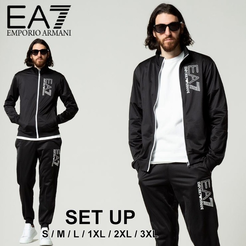 SALE EA７ジャージ】EMPORIO ARMANI ジャージ ブラック-connectedremag.com