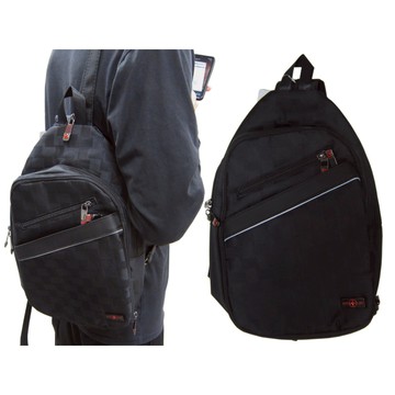 ~雪黛屋~OVER-LAND 胸前包中容量主袋+外袋共四層單左單右肩雙後背可加大水瓶內袋T5796