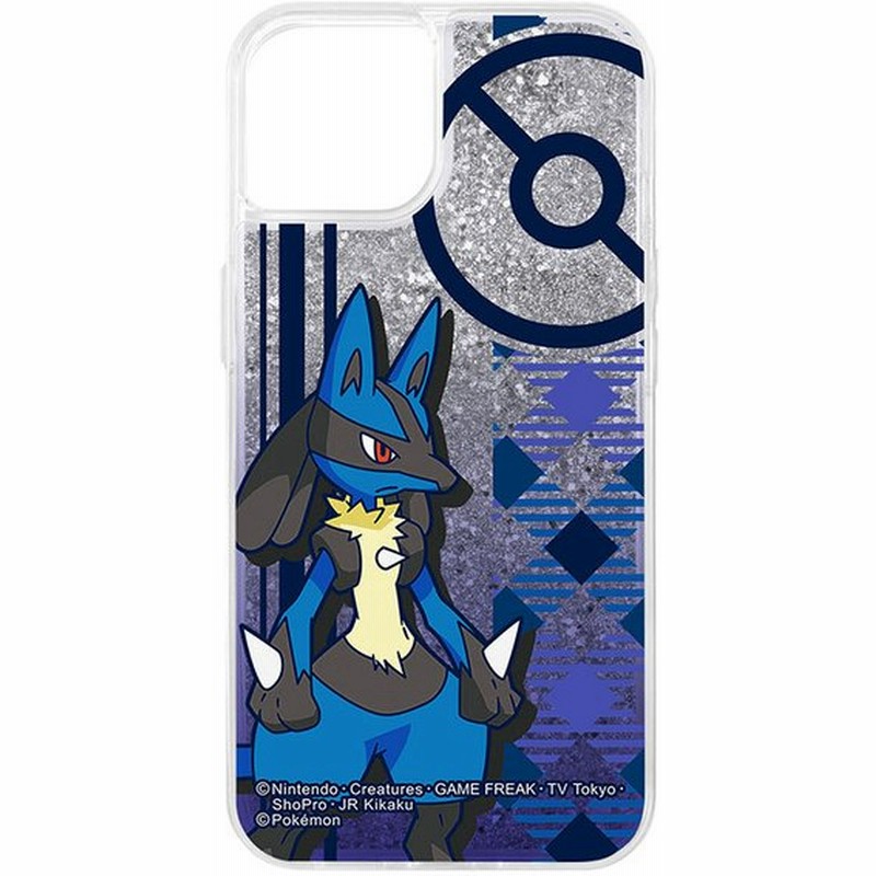 Iphone 13 ケース ポケモン ルカリオ グリッターカバー ラメ キラキラ かわいい 可愛い おしゃれ オシャレ キャラ イングレム 通販 Lineポイント最大get Lineショッピング