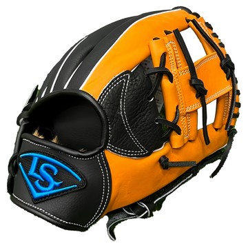 LOUISVILLE Slugger BG 2.0系列 工字型 棒壘手套  黑橘色  1個