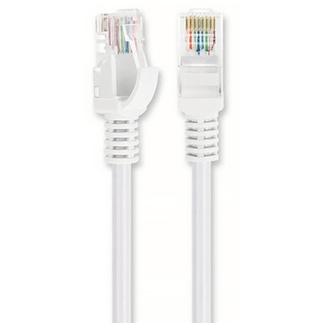 infotec 英富達 超五類無遮蔽 Cat.5e RJ45 高速網路傳輸線 適用於電腦與ADSL網路集線器連接使用 30M  白色  1條
