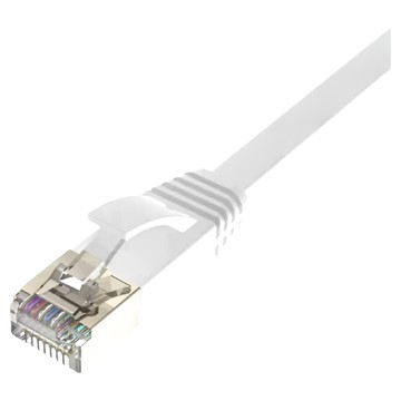 POLYWELL 寶利威爾 CAT6A扁線 高速網路線 RJ45 福祿克認證 PW15-W48-D162  1m  白色  1條