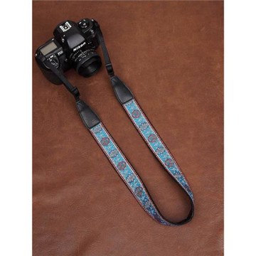 cam-in 相機背帶微單繡花可調節掛帶掛脖單反復古斜挎數碼肩帶