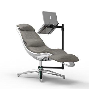 宿舍 夾椅式筆記本支架電競休閑椅辦公椅上用懶人家用筆記本支架