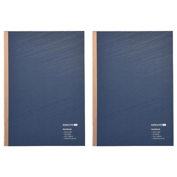 kokuyo me 筆記本30枚B罫A5 簡約設計 書寫流暢 方便攜帶  紺藍  2入