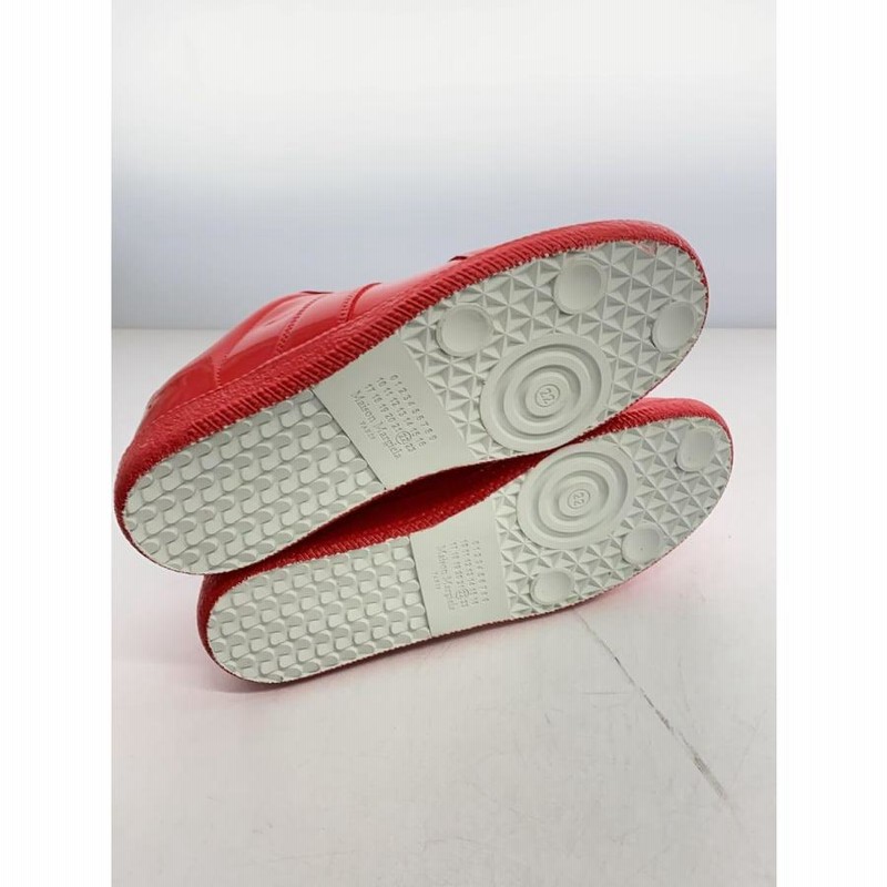 Maison Margiela◇ローカットスニーカー/36/RED/エナメル