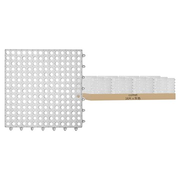 comet 浴室拼貼地墊  16片  灰色  30 x 30 x 1cm