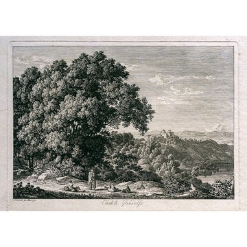 甘多爾福堡 - 約翰 萊因哈特 - 版畫掛畫