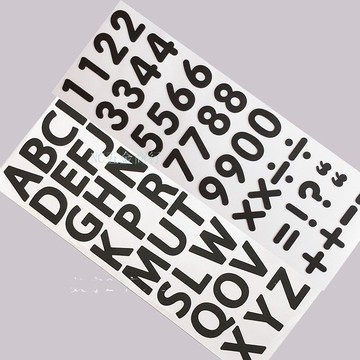購滿99出貨 可開收據 熱銷高35mm金色多色大小寫正體字母 數字兒童識字運算 防水裝飾貼