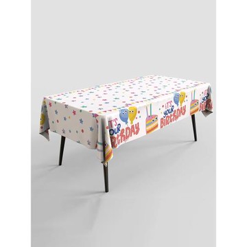 生日桌布蛋糕碟子一次性紙盤兒童戶外野餐主題派對幼兒園裝飾布置