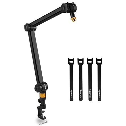 Mic Boom Arm, Super Strong Microphone Boom Arm Adjustable Boom Suspension M