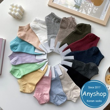 Anyshop韓國襪 ETNA素色短襪 素色襪子 女生短襪 短襪 韓襪 韓國襪 白襪 襪子 女襪22601
