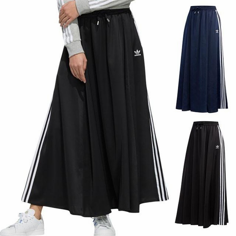 アディダスオリジナルス adidas Originals レディース ロング サテン スカート LONG SATIN SKIRT ロングスカート  GVB38 FL0045 FL0039 | LINEブランドカタログ