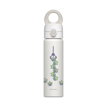 磁吸水壺 AquaStand 不鏽鋼 700cc - 附吸管 白 - 迪士尼-玩具總動員 Toy Story - 玩具總動員 - 娃娃機夾三眼怪