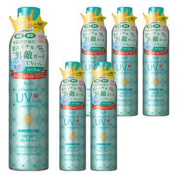 Ajuste 愛伽絲 高效防曬噴霧 SPF50+ PA++++ DOS-03980 精油香氣  200g  6瓶