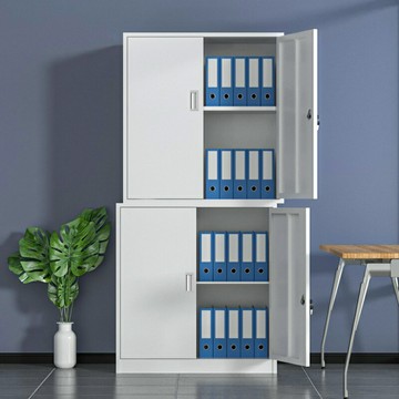 分體雙節鋼制鐵皮文件柜辦公室資料檔案憑證儲物書柜帶鎖工具矮柜/文件櫃/資料櫃/檔案櫃/辦公櫃/儲物櫃/收納櫃/置物櫃/更衣櫃/多層櫃/公文櫃