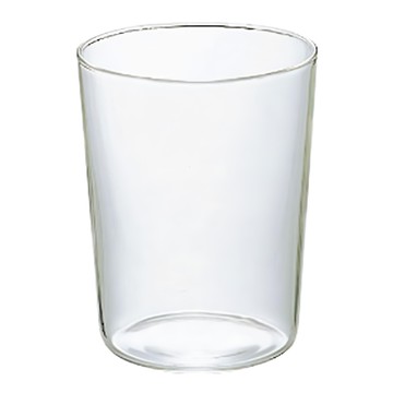 HARIO 好璃奧 耐熱玻璃薄吹杯 120ml  透明色  1個