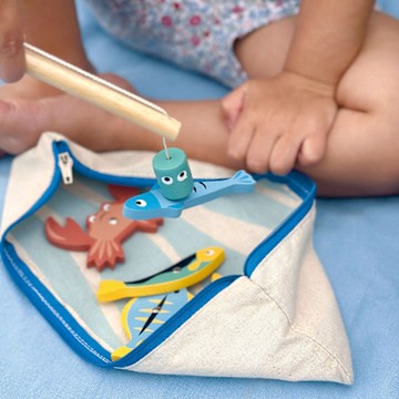 【美國 Mentari】123釣魚趣(木製玩具/認知能力)