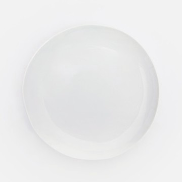 查莉輕量強化瓷平盤22cm 浪花青