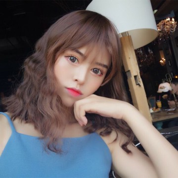 中長假髮整頂假髮-俏麗捲髮逼真修臉女假髮4色73vl41【獨家進口】【米蘭精品】